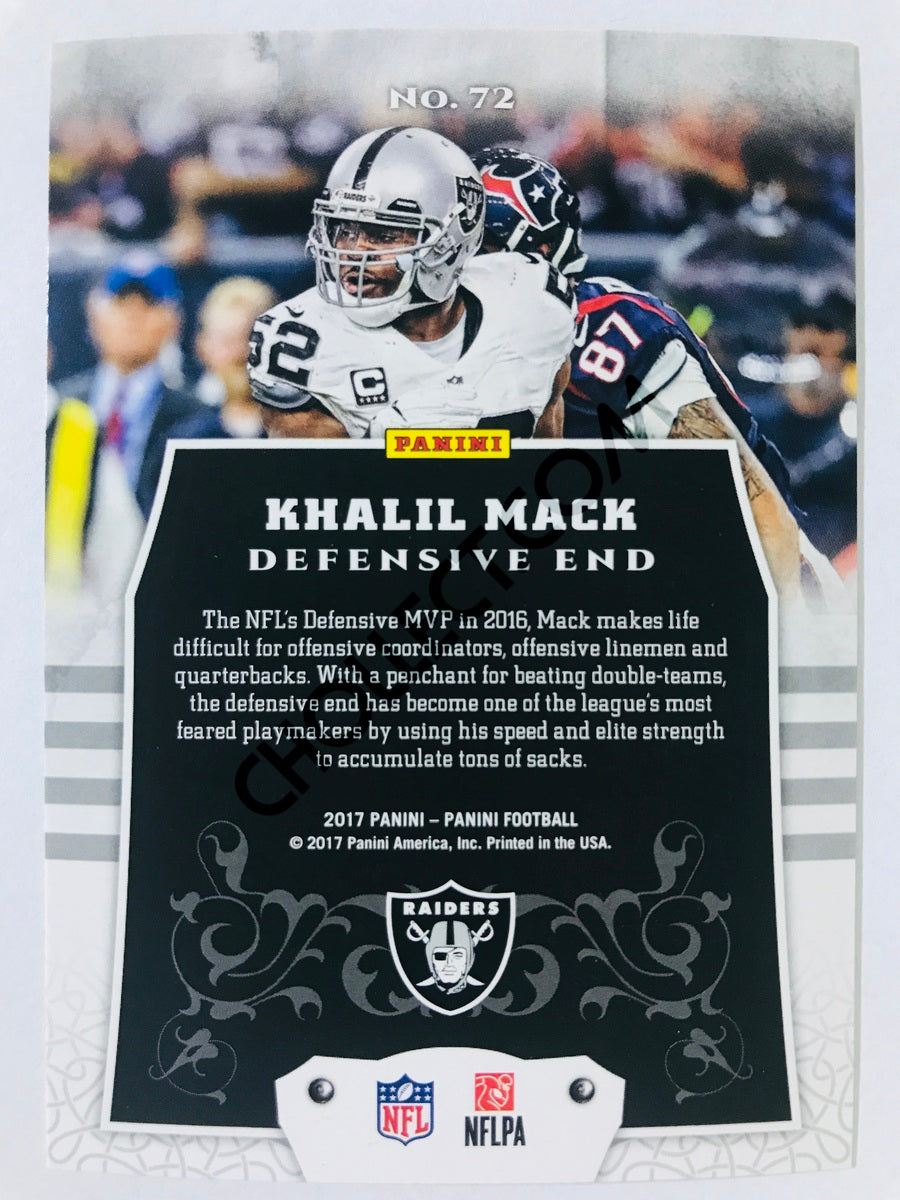 Khalil Mack - Oakland Raiders 2017 Panini Panini #72