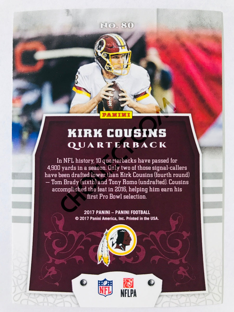 Kirk Cousins - Washington Redskins 2017 Panini Panini #80