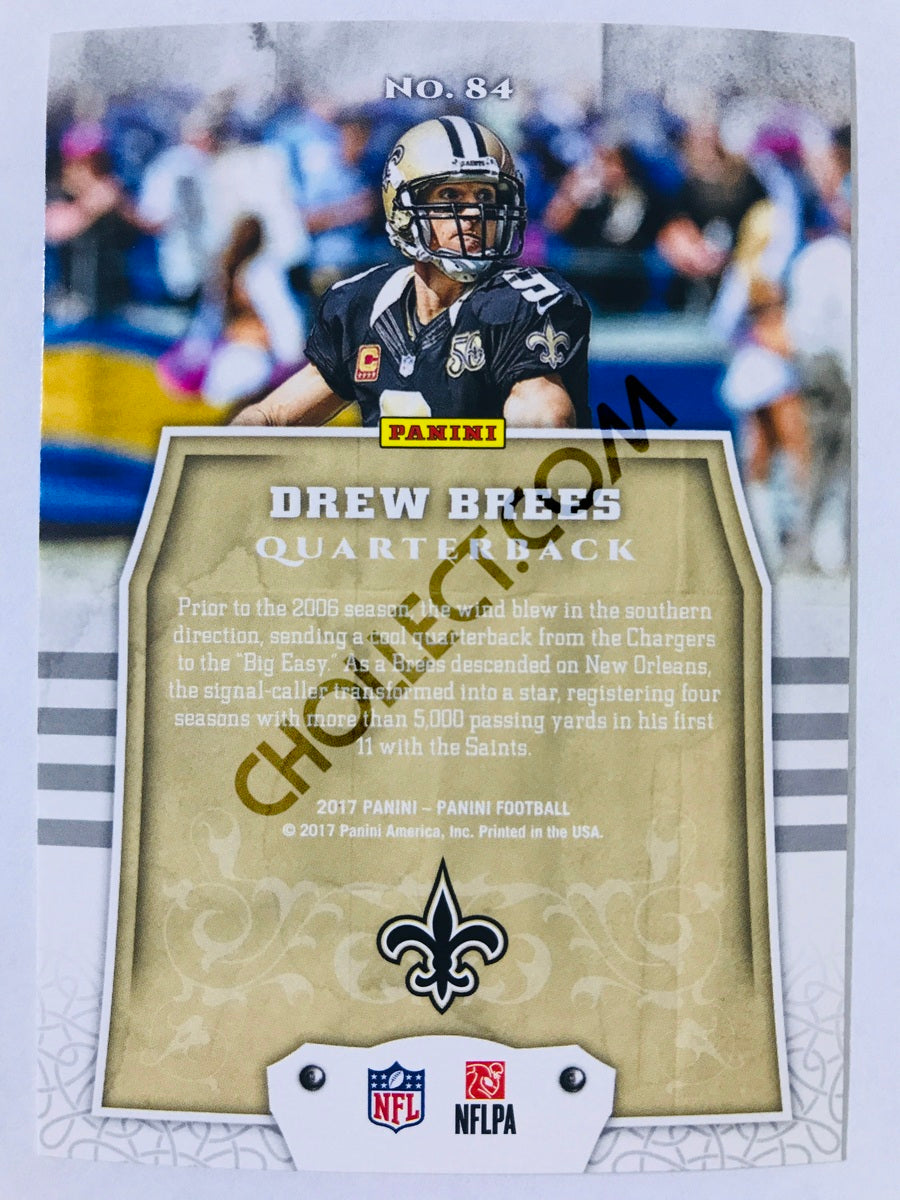 Drew Brees - New Orleans Saints 2017 Panini Panini #84