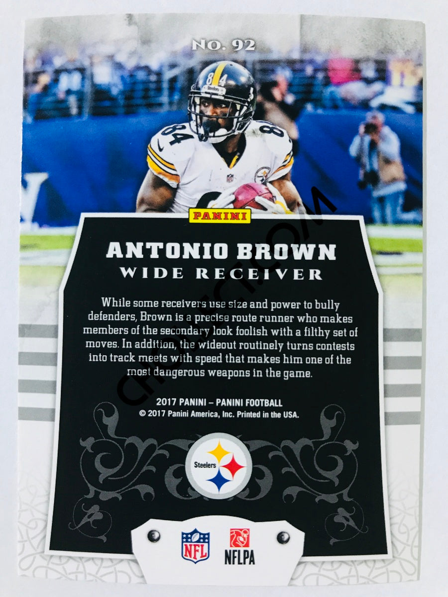 Antonio Brown - Pittsburgh Steelers 2017 Panini Panini #92