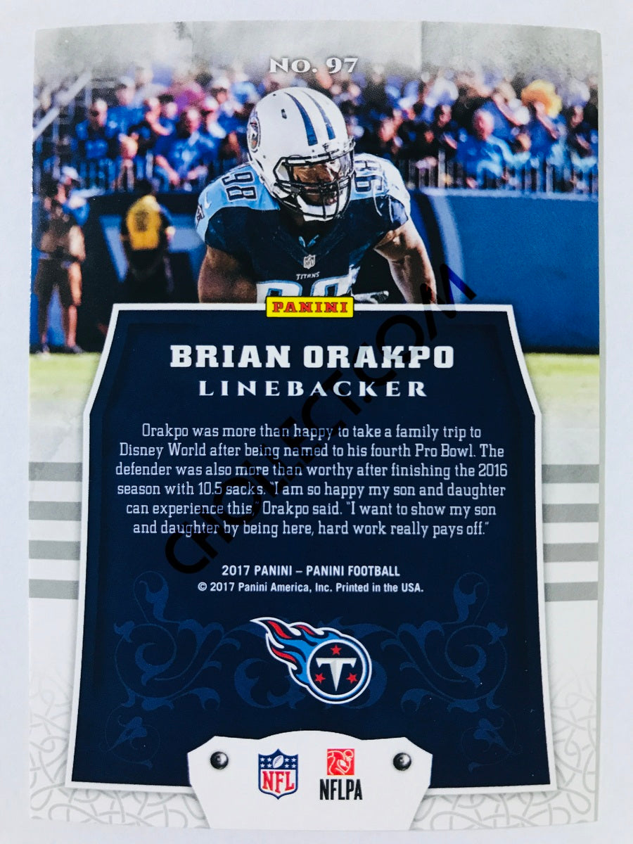 Brian Orakpo - Tennessee Titans 2017 Panini Panini #97