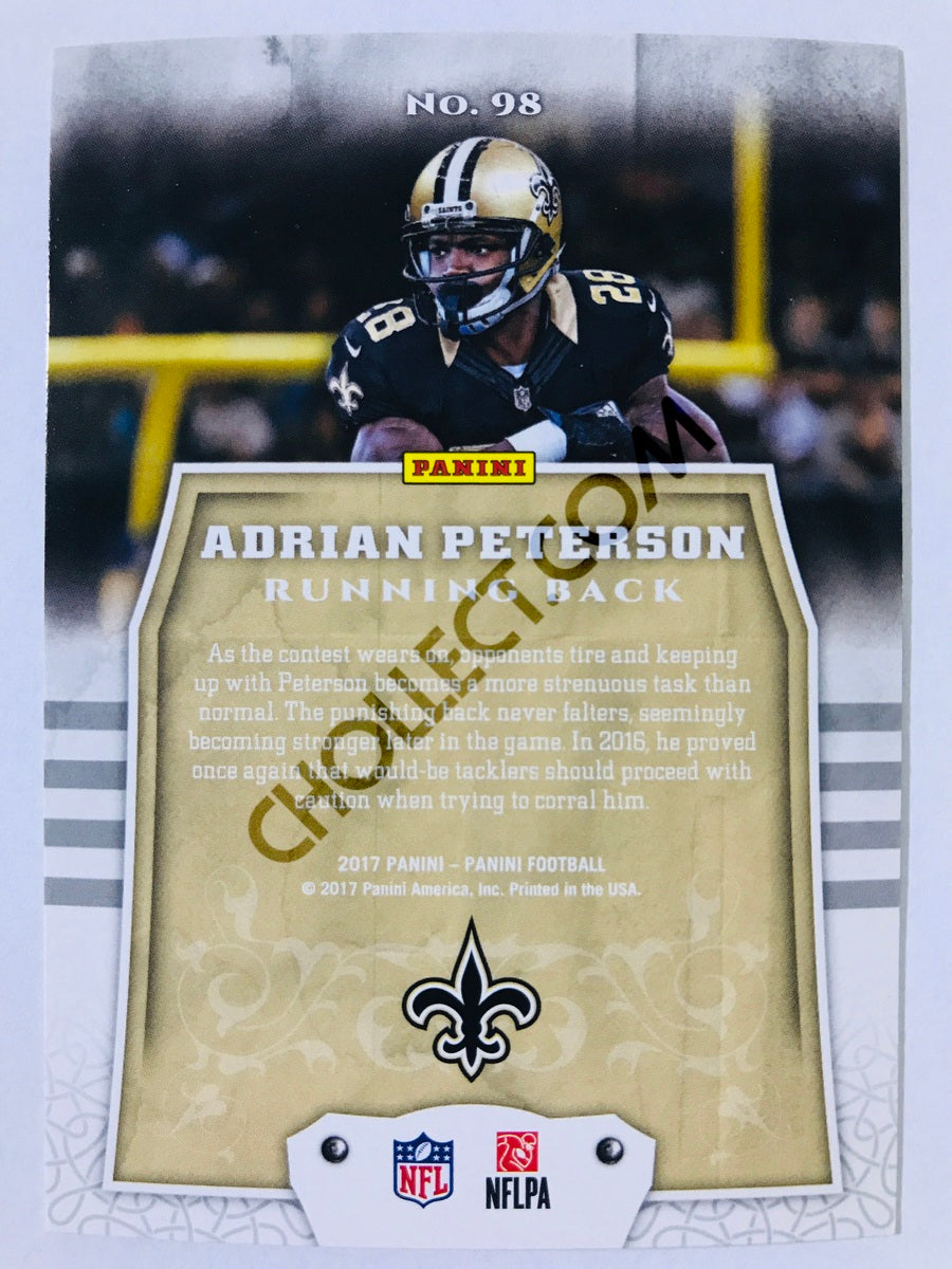 Adrian Peterson - New Orleans Saints 2017 Panini Panini #98