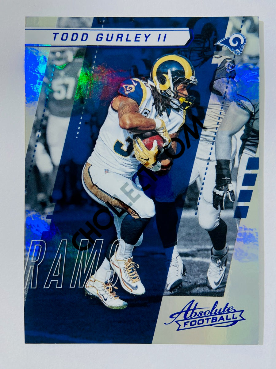 Todd Gurley II - Los Angeles Rams 2017-18 Panini Absolute Spectrum Blue Parallel #13