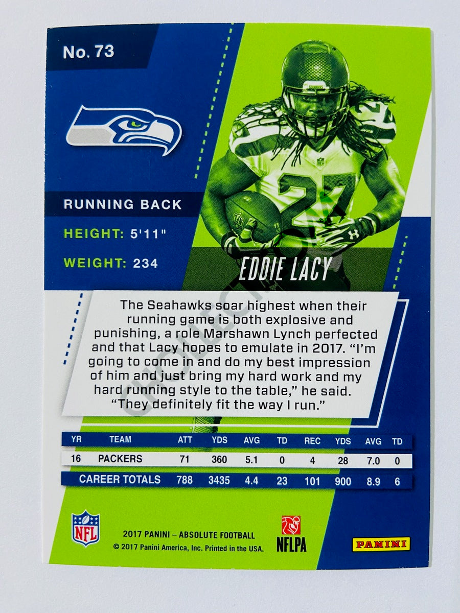 Eddie Lacy - Seattle Seahawks 2017-18 Panini Absolute Spectrum Blue Parallel #73