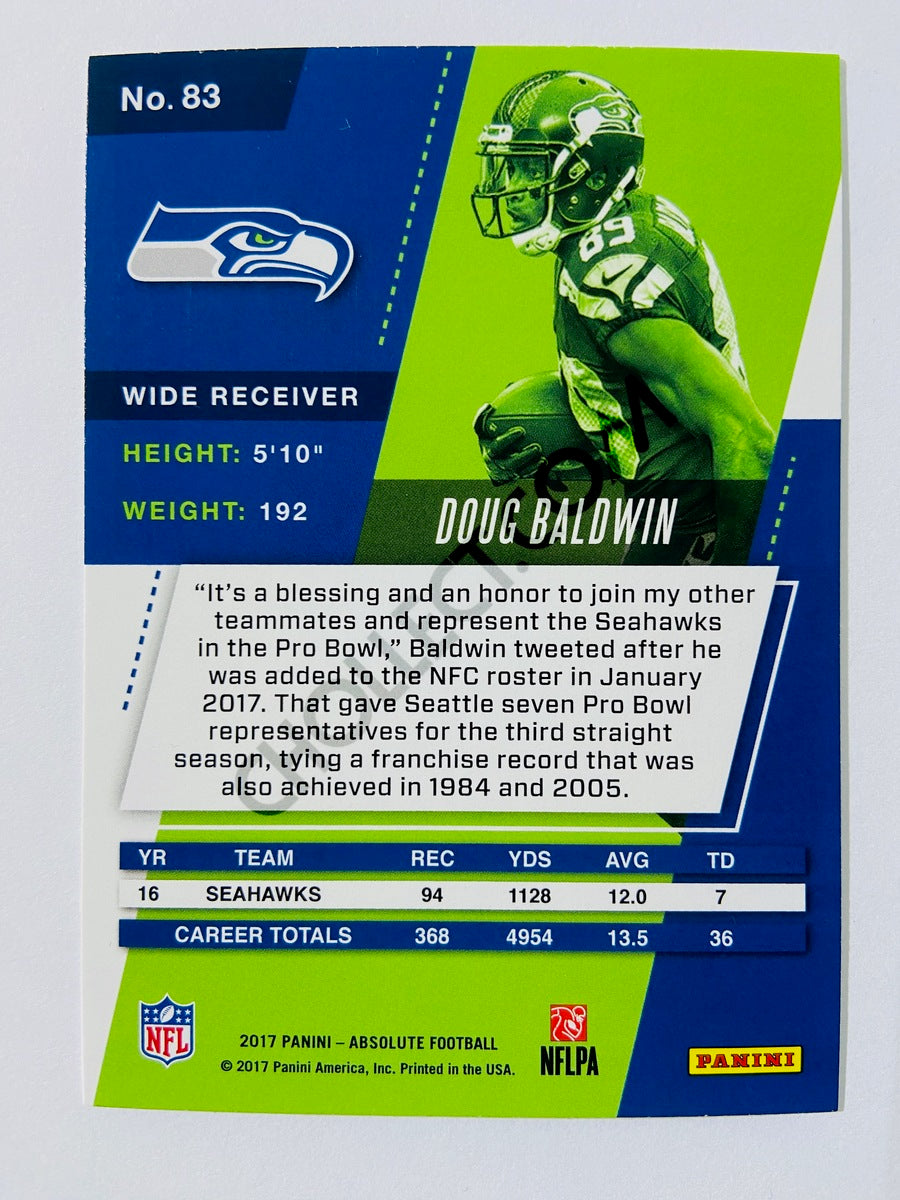 Doug Baldwin - Seattle Seahawks 2017-18 Panini Absolute Spectrum Blue Parallel #83