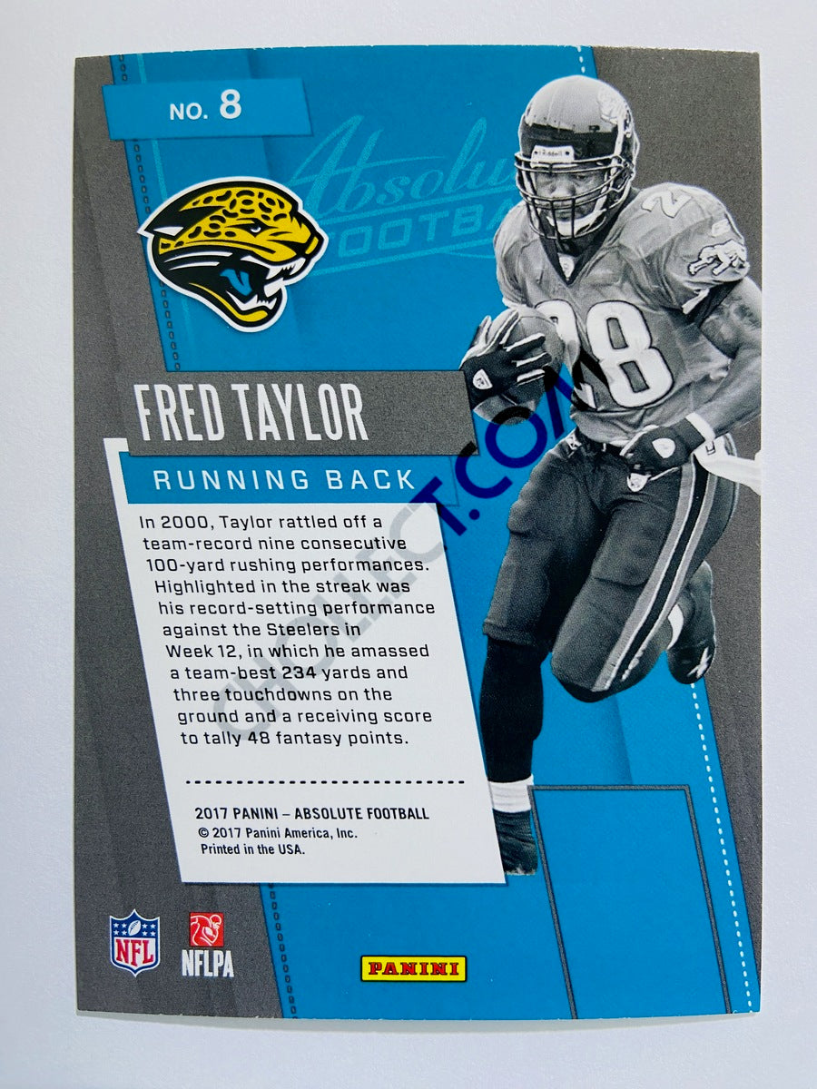Fred Taylor - Jacksonville Jaguars 2017 Panini Absolute Fantasy Flashbacks Insert #8