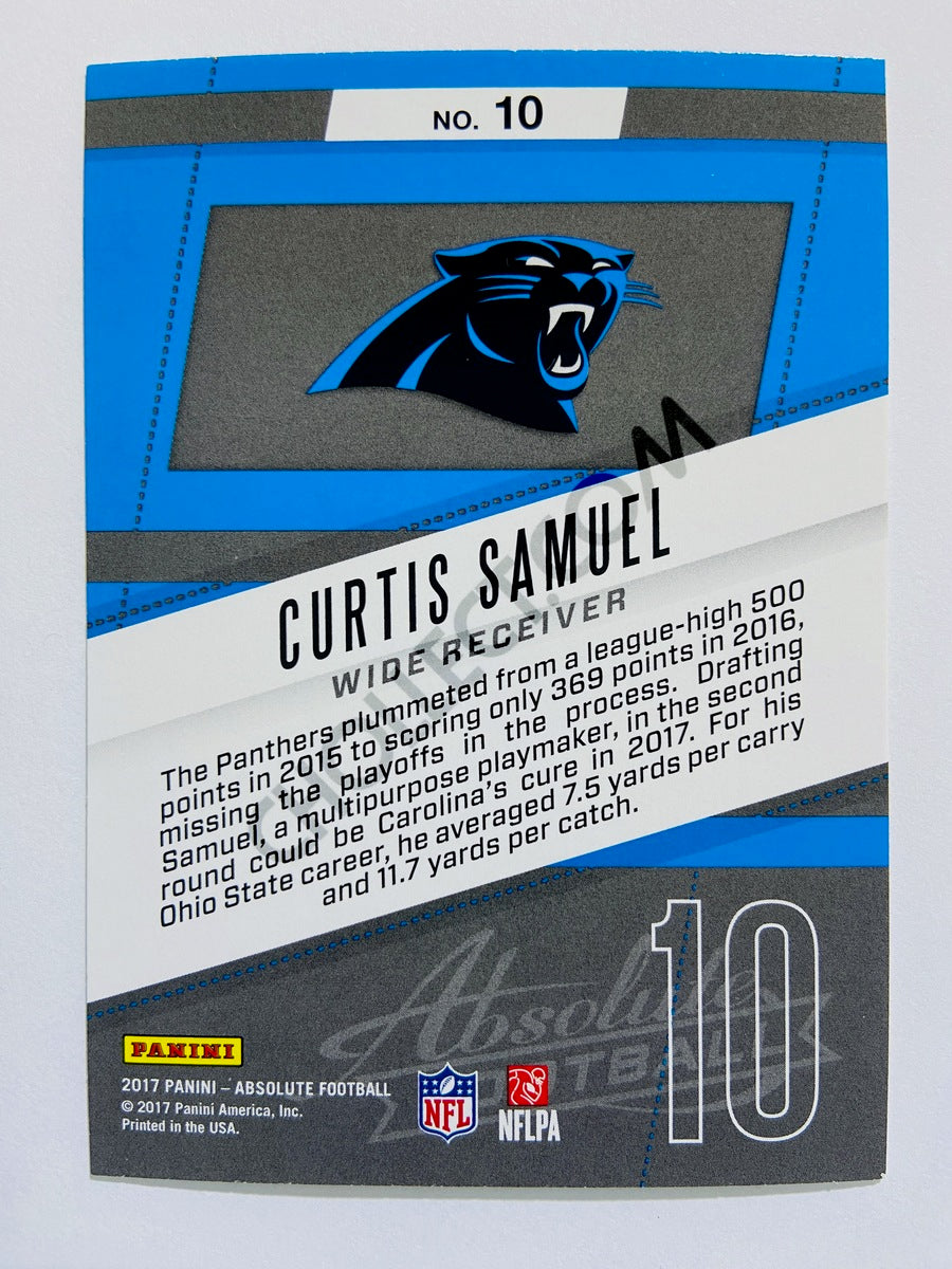 Curtis Samuel - Carolina Panthers 2017 Panini Absolute Rookie Roundup Insert #10