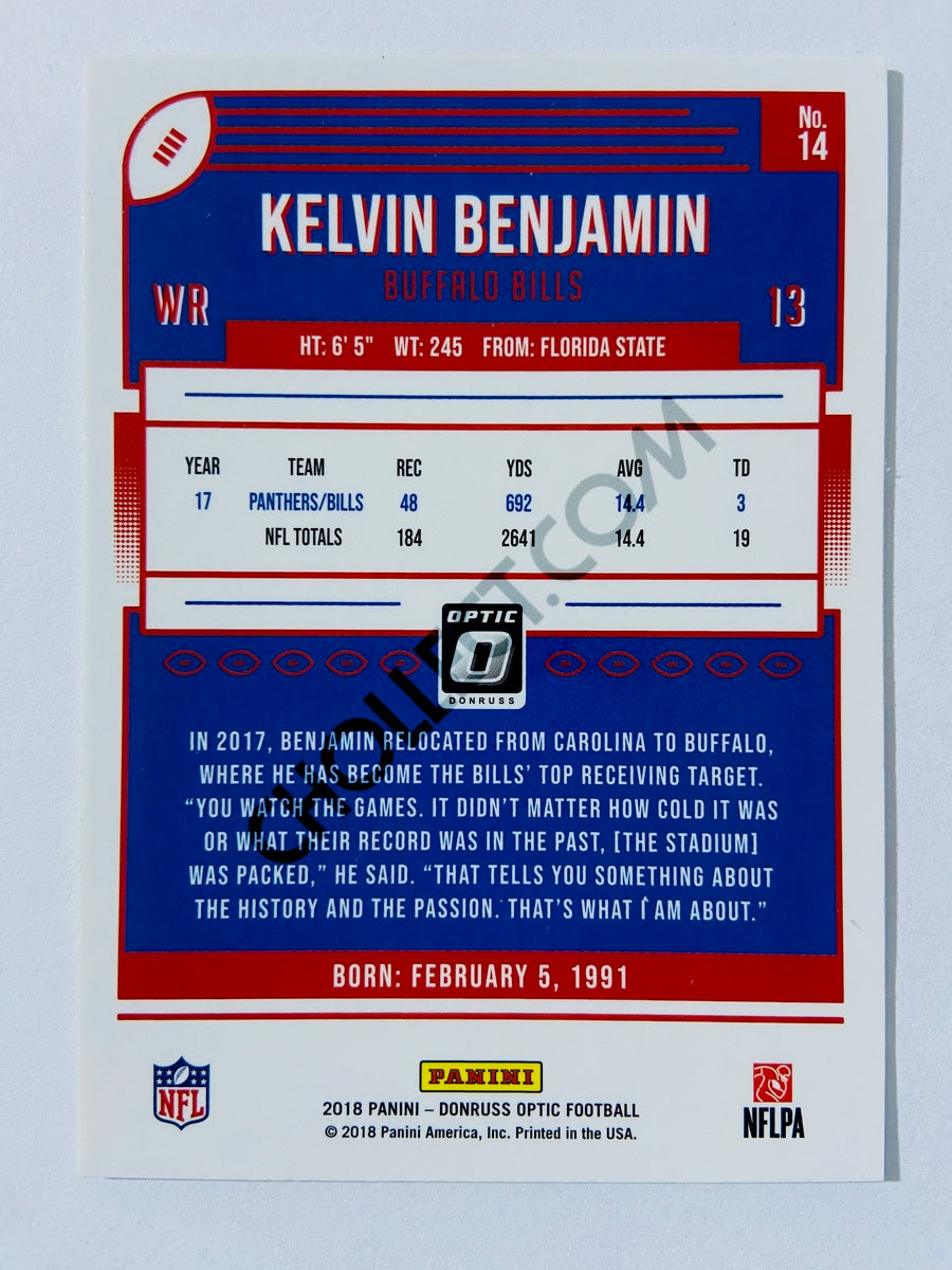Kelvin Benjamin - Buffalo Bills 2018 Panini Donruss Optic #14