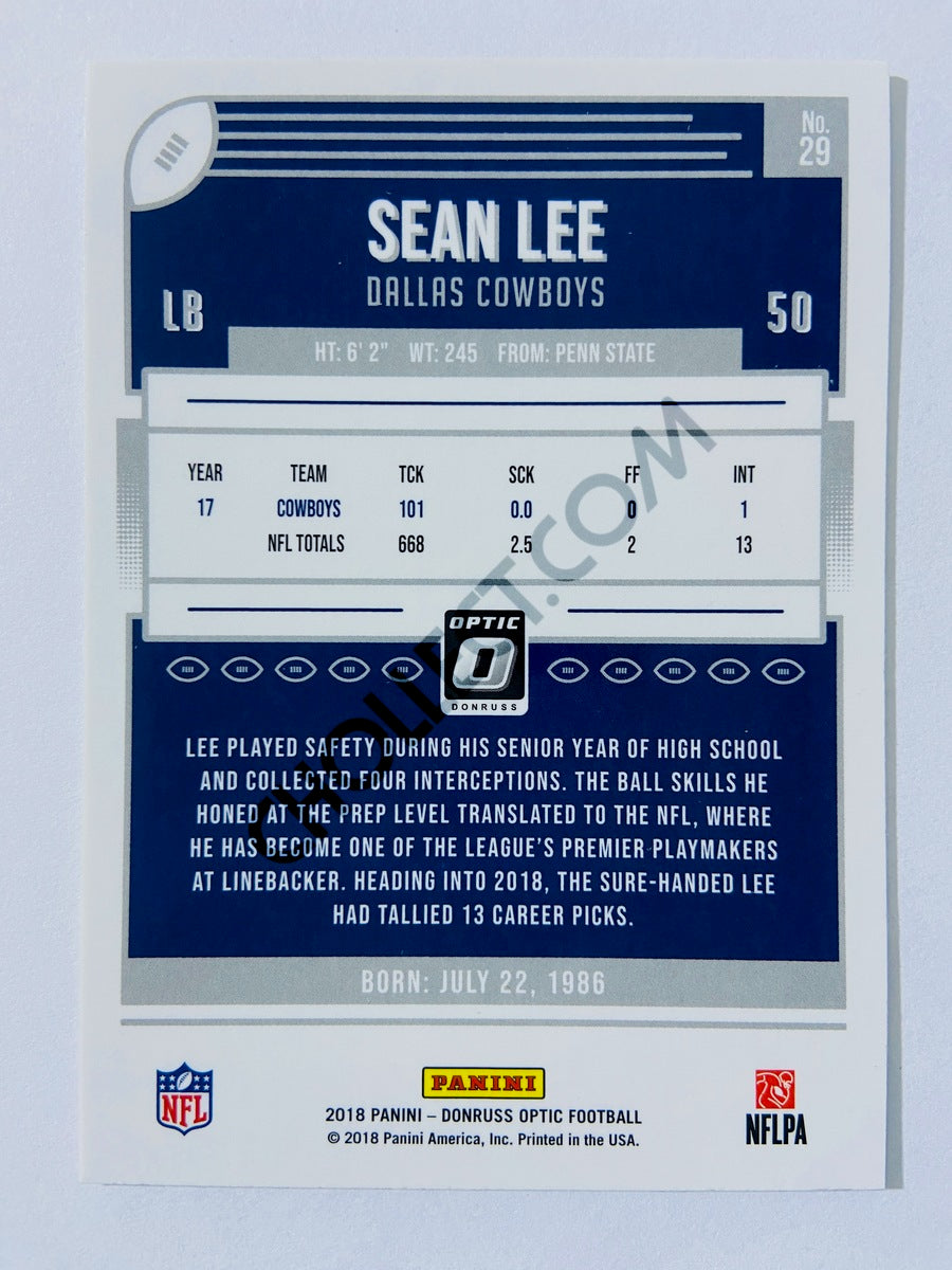 Sean Lee - Dallas Cowboys 2018 Panini Donruss Optic #29