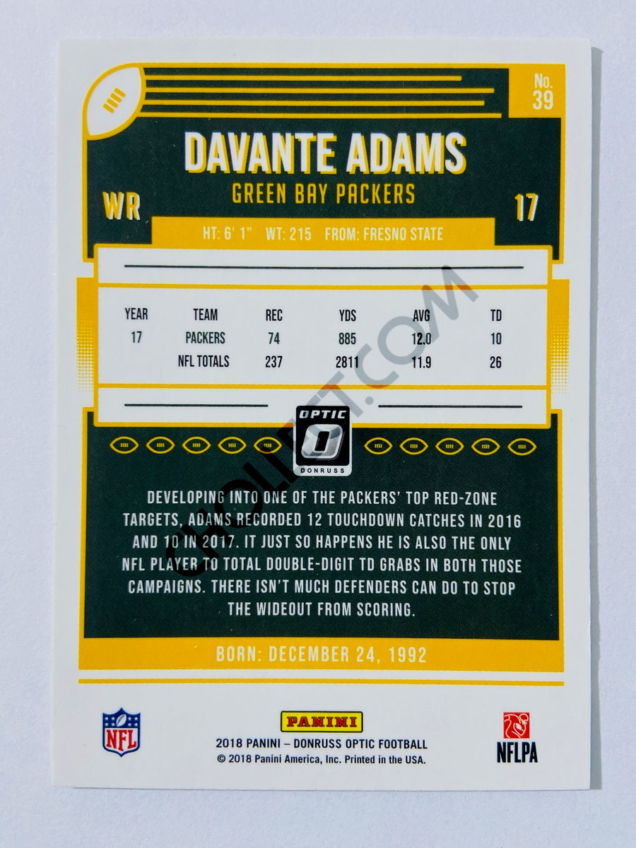 Davante Adams - Green Bay Packers 2018 Panini Donruss Optic #39