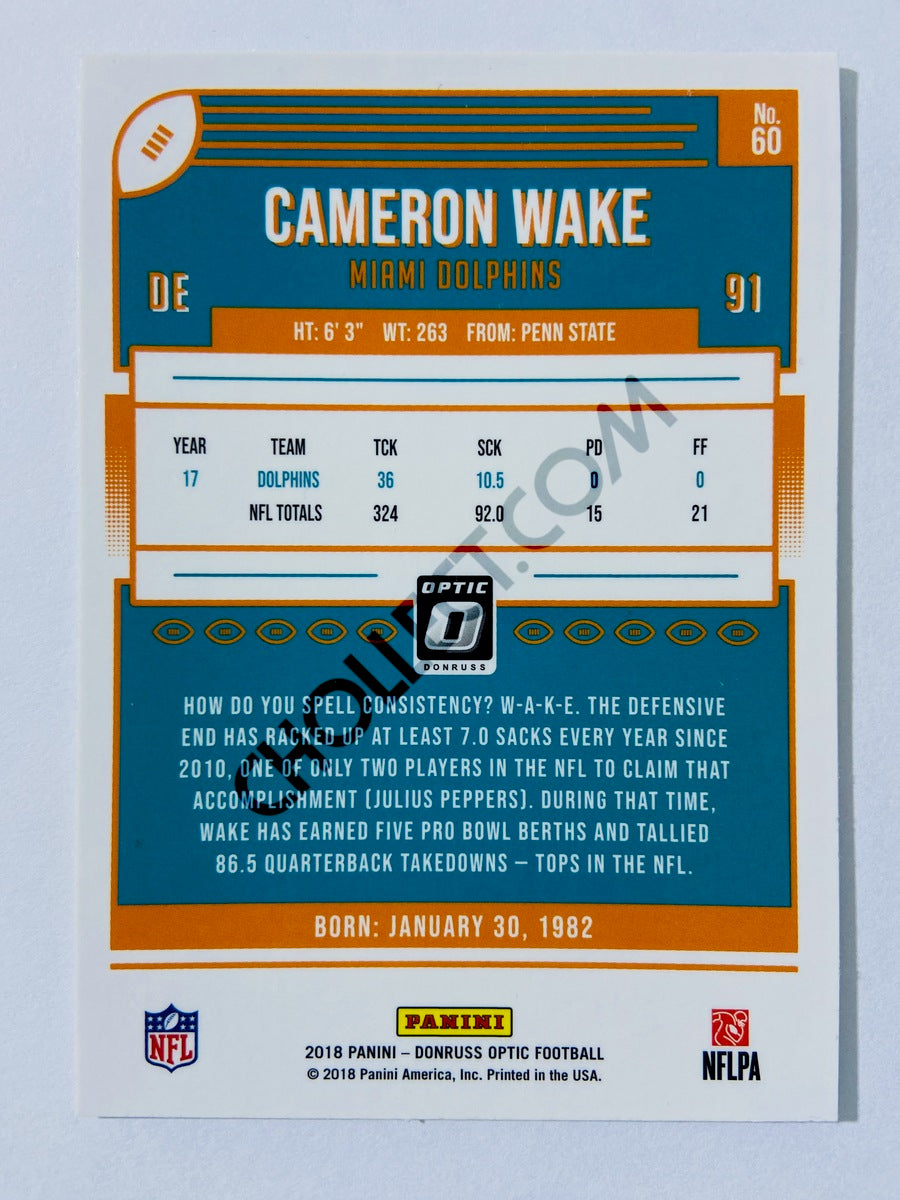 Cameron Wake - Miami Dolphins 2018 Panini Donruss Optic #60