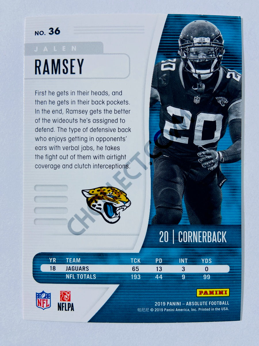 Jalen Ramsey - Jacksonville Jaguars 2019-20 Panini Absolute #36
