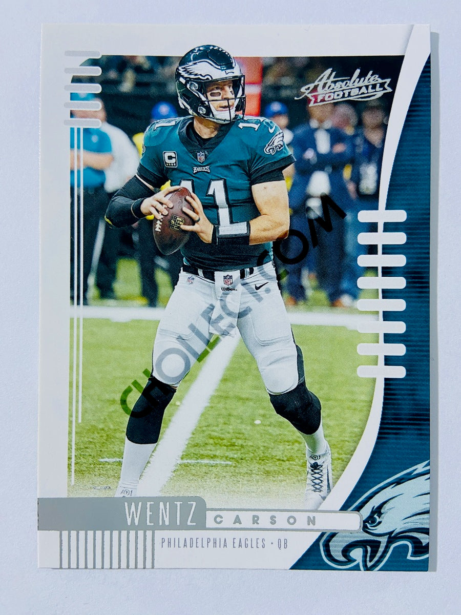Carson Wentz - Philadelphia Eagles 2019-20 Panini Absolute #55