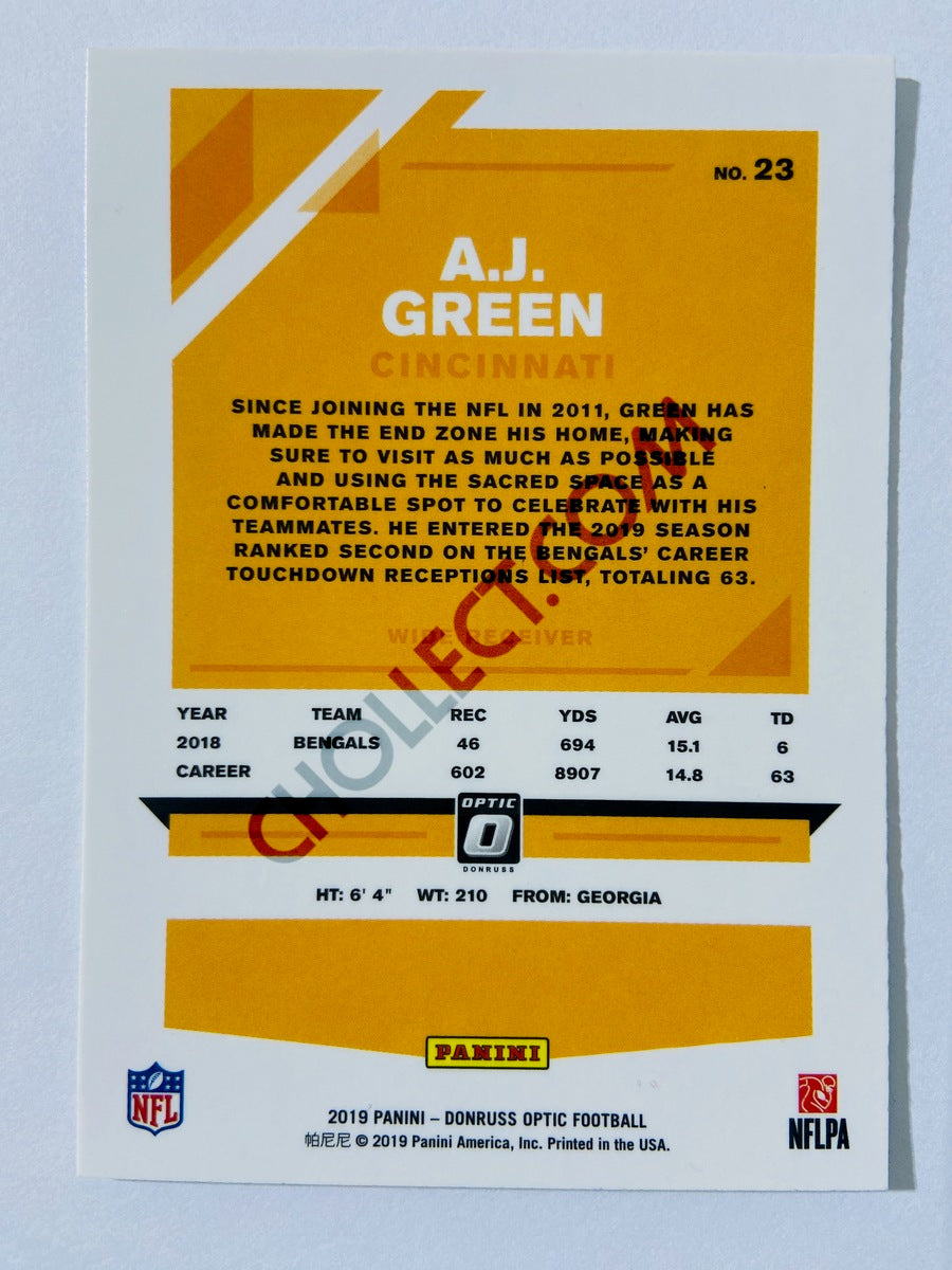 A.J. Green - Cincinnati Bengals 2019 Panini Donruss Optic #23