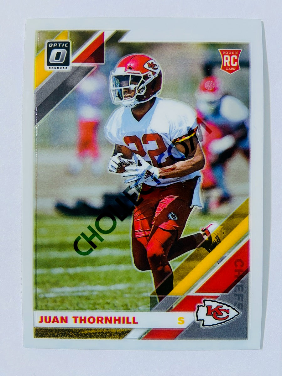 Juan Thornhill - Kansas City Chiefs 2019 Panini Donruss Optic RC Rookie #130