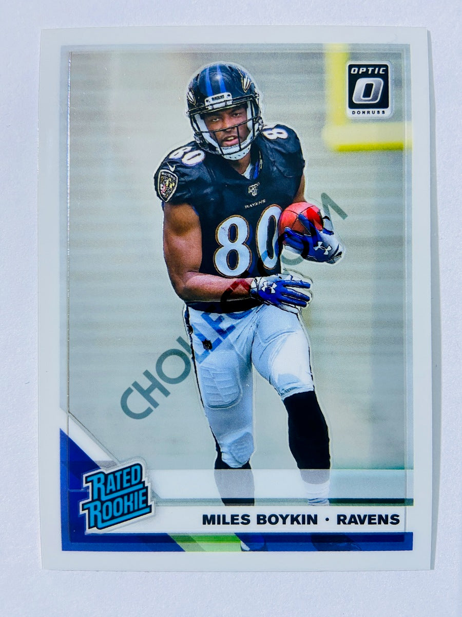 Miles Boykin - Baltimore Ravens 2019 Panini Donruss Optic Rated Rookie #180
