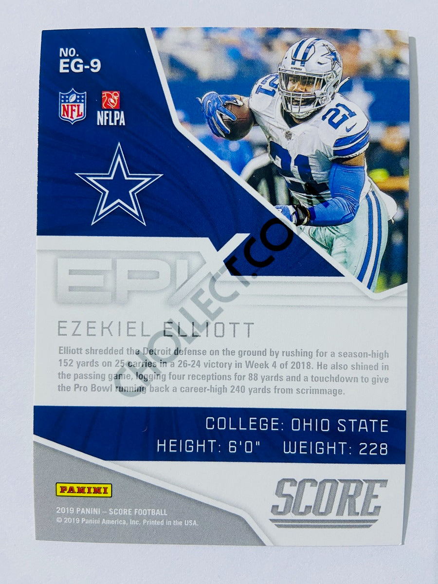 Ezekiel Elliott - Dallas Cowboys 2019 Panini Score Epix Game #EG-9