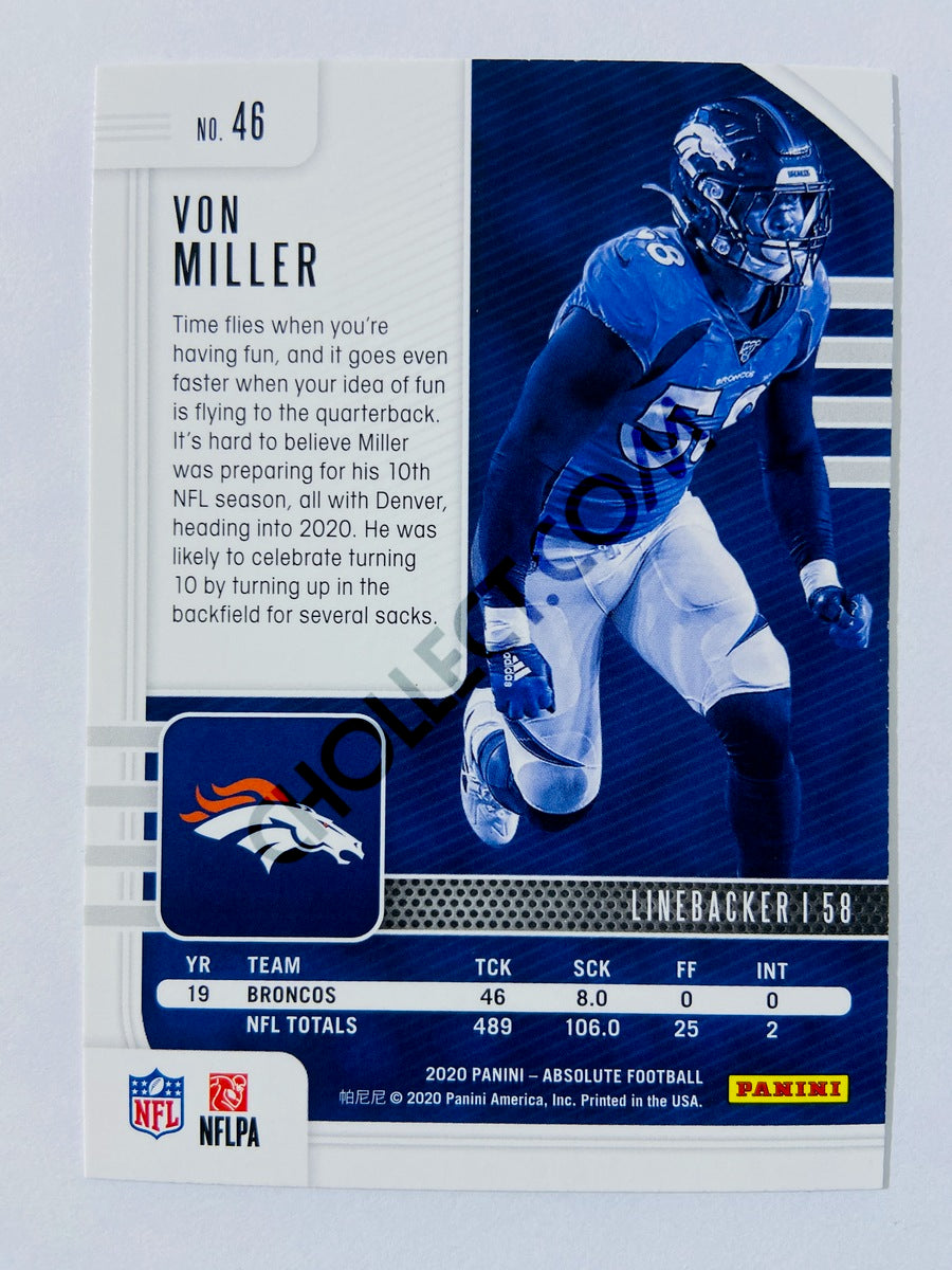 Von Miller - Denver Broncos 2020-21 Panini Absolute Football #46