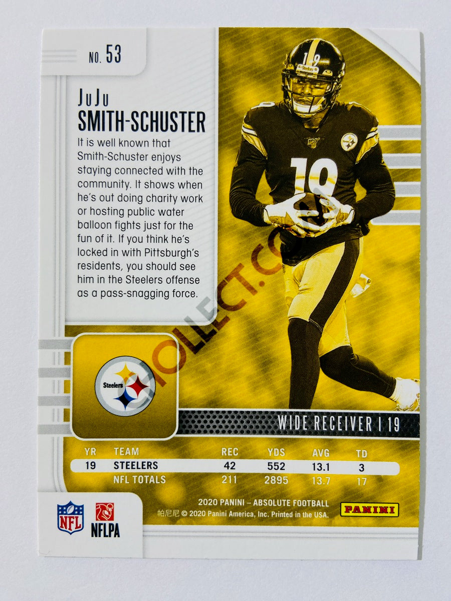 JuJu Smith-Schuster - Pittsburgh Steelers 2020-21 Panini Absolute Football #53