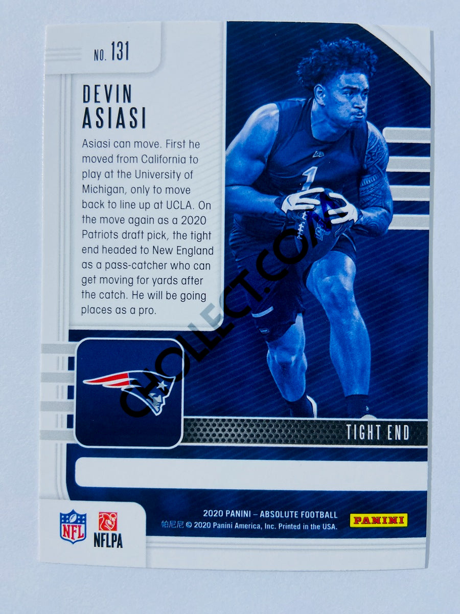 Devin Asiasi - New England Patriots 2020-21 Panini Absolute Football RC Rookie #131