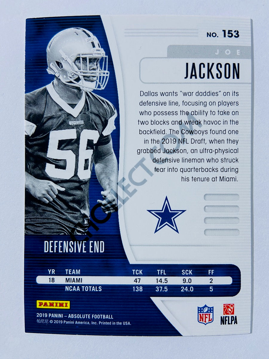 Joe Jackson - Dallas Cowboys 2019-20 Panini Absolute RC Rookie #153