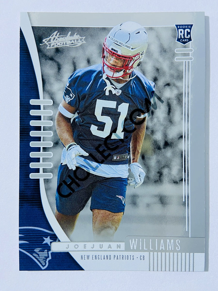 Joejuan Williams - New England Patriots 2019-20 Panini Absolute RC Rookie #166