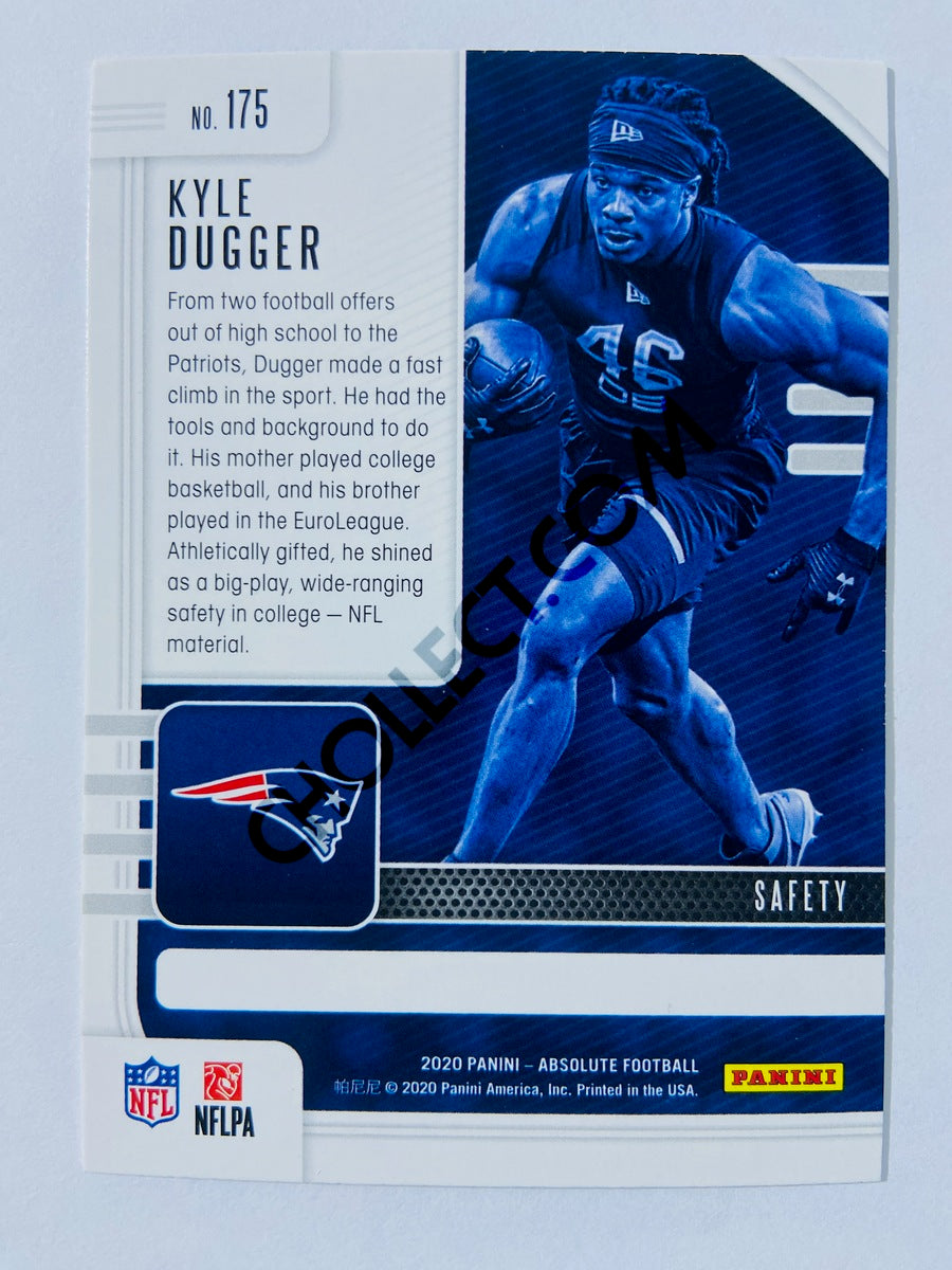 Kyle Dugger - New England Patriots 2020-21 Panini Absolute Football RC Rookie #175