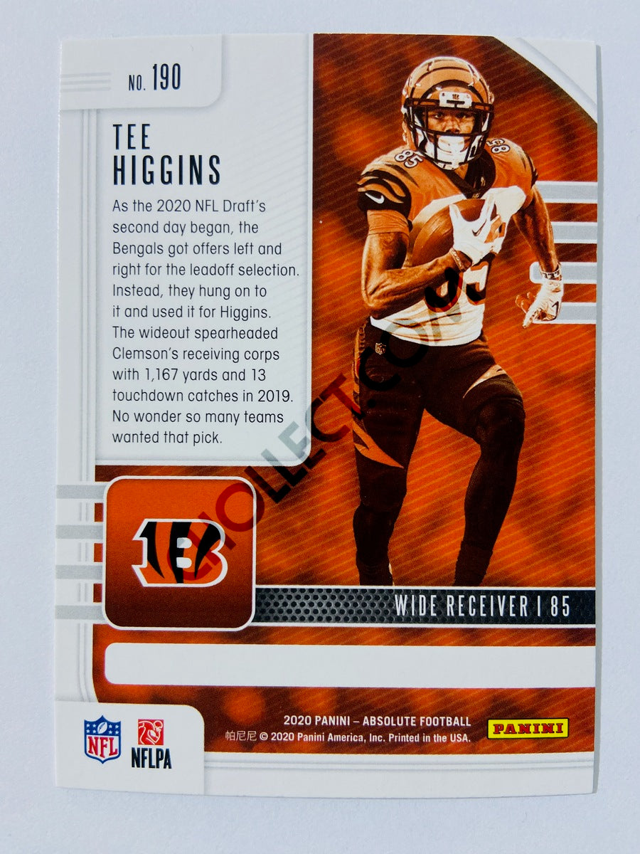 Tee Higgins - Cincinnati Bengals 2020-21 Panini Absolute Football RC Rookie #190