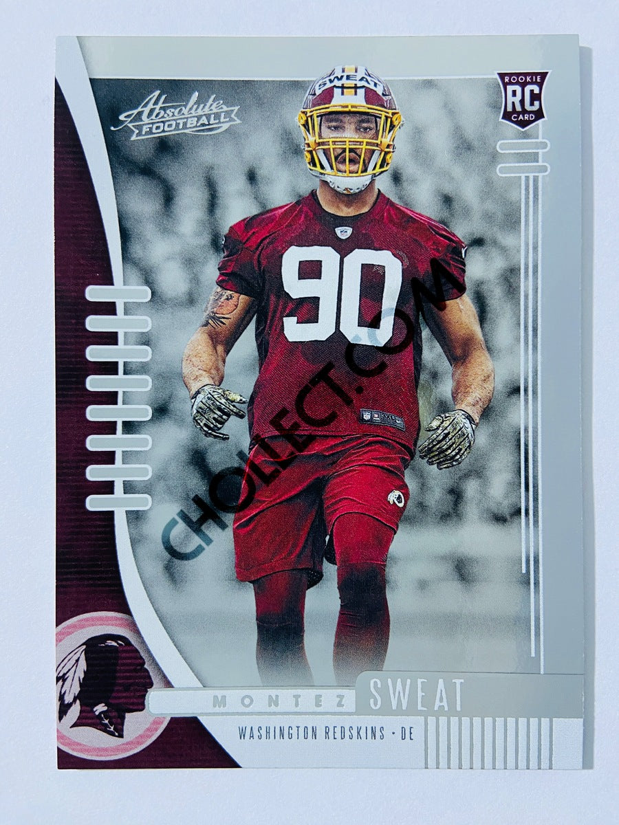 Montez Sweat - Washington Redskins 2019-20 Panini Absolute RC Rookie #195