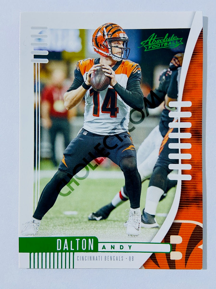 Andy Dalton - Cincinnati Bengals 2019-20 Panini Absolute Green Parallel #23