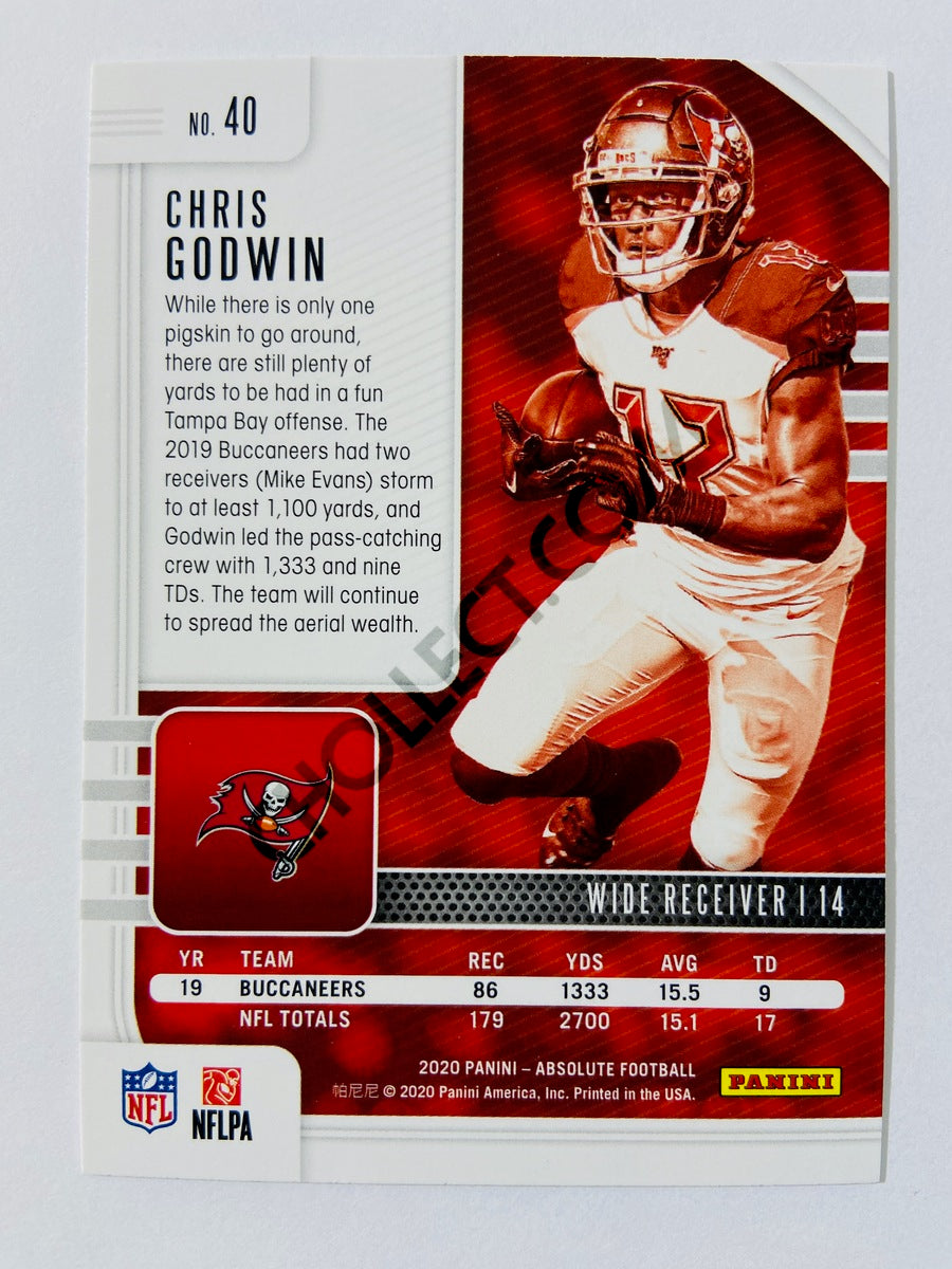 Chris Godwin - Tampa Bay Buccaneers 2020-21 Panini Absolute Football Green Parallel #40