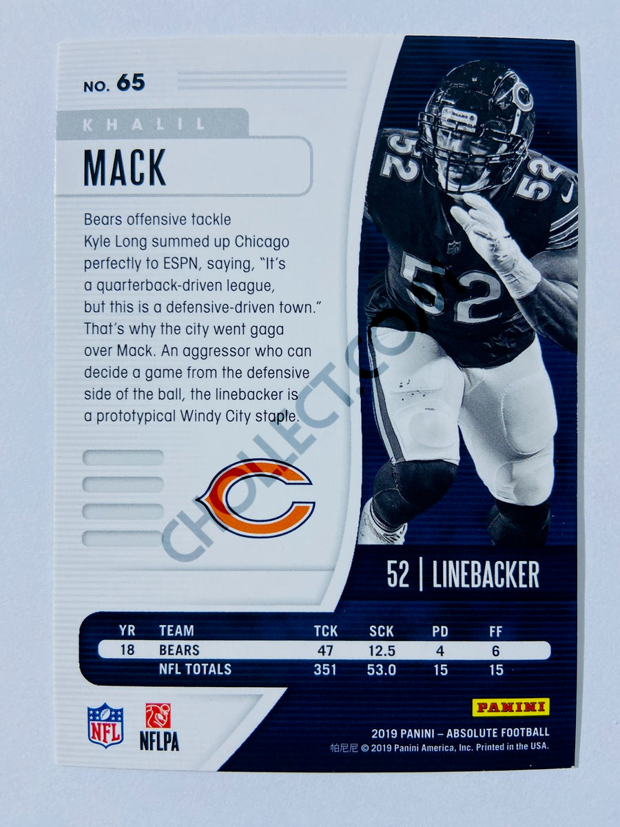 Khalil Mack - Chicago Bears 2019-20 Panini Absolute Green Parallel #65