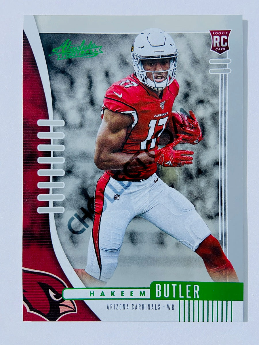 Hakeem Butler - Arizona Cardinals 2019-20 Panini Absolute Green Parall –