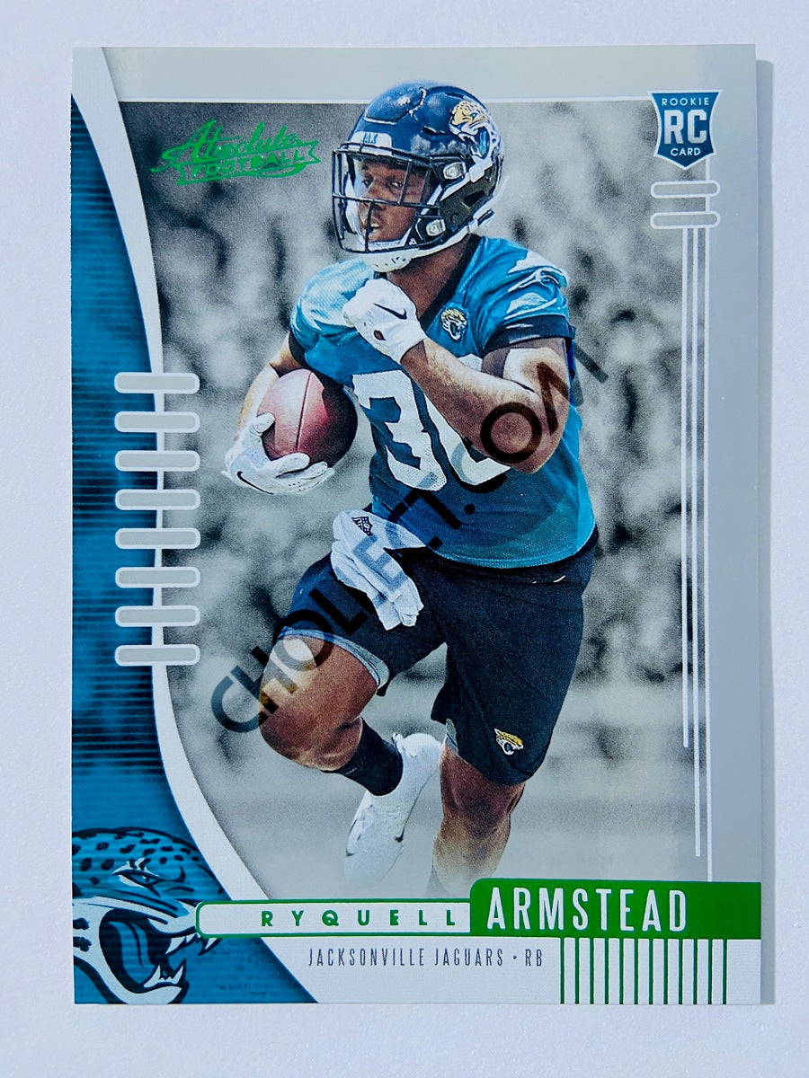 Ryquell Armstead - Jacksonville Jaguars 2019-20 Panini Absolute Green Parallel RC Rookie #163
