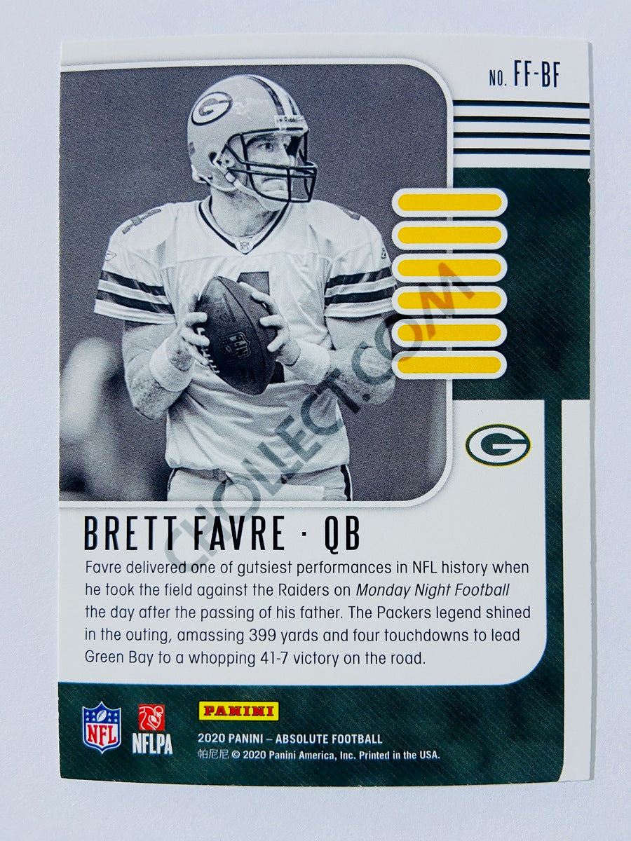 Brett Favre - Green Bay Packers 2020-21 Panini Absolute Football Fantasy Flashback #FF-BF