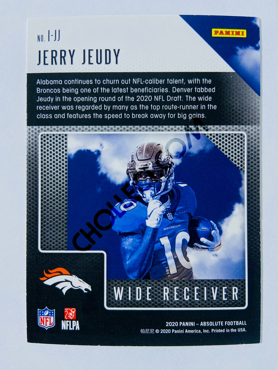 Jerry Jeudy - Denver Broncos 2020-21 Panini Absolute Football Introductions #I-JJ