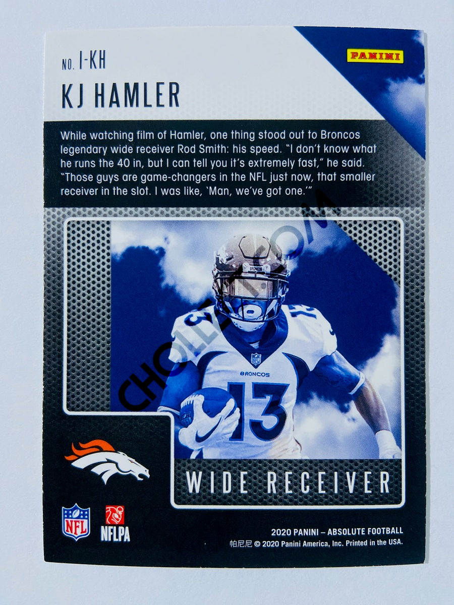 KJ Hamler - Denver Broncos 2020-21 Panini Absolute Football Introductions #I-KH