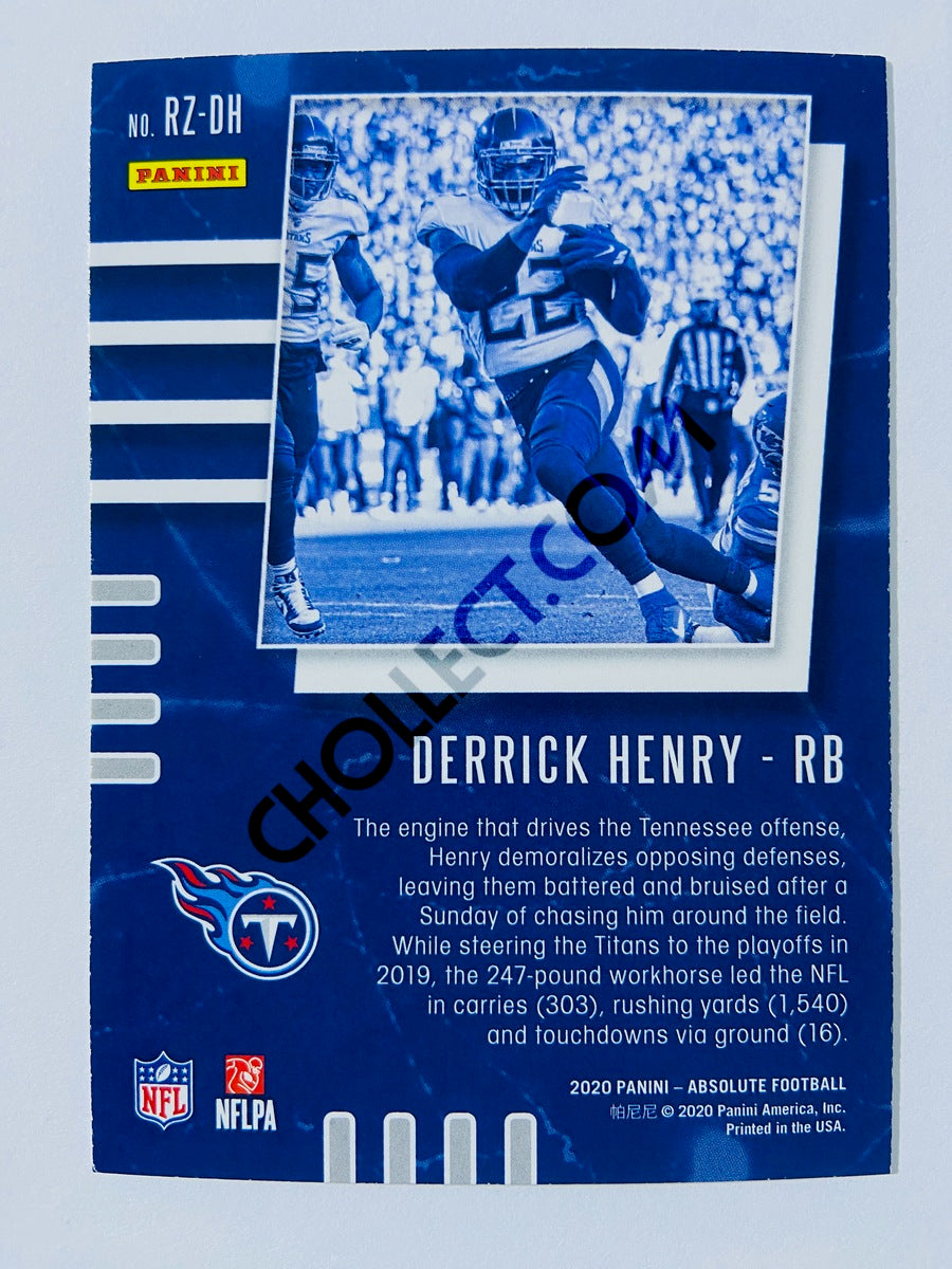 Derrick Henry - Tennessee Titans 2020-21 Panini Absolute Football Red Zone #RZ-DH