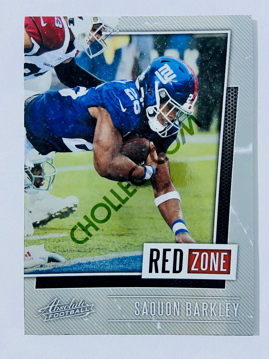 Saquon Barkley - New York Giants 2020-21 Panini Absolute Football Red –