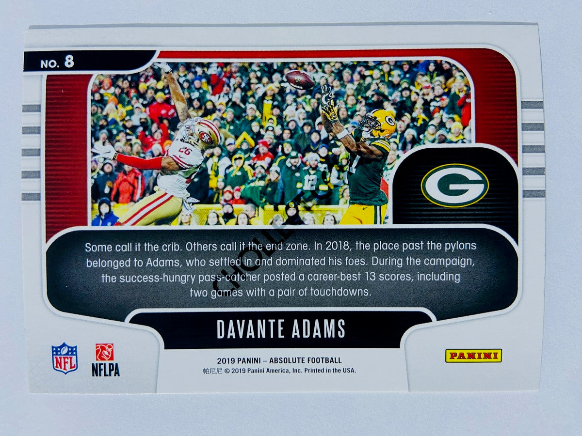 Davante Adams - Green Bay Packers 2019-20 Panini Absolute Red Zone #8