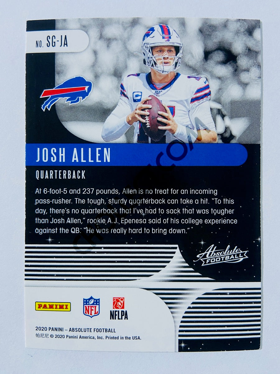 Josh Allen - Buffalo Bills 2020-21 Panini Absolute Football Star Gazing #SG-JA