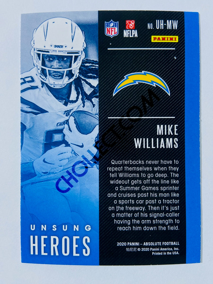 Mike Williams - Los Angeles Chargers 2020-21 Panini Absolute Football Unsung Heroes #UH-MW