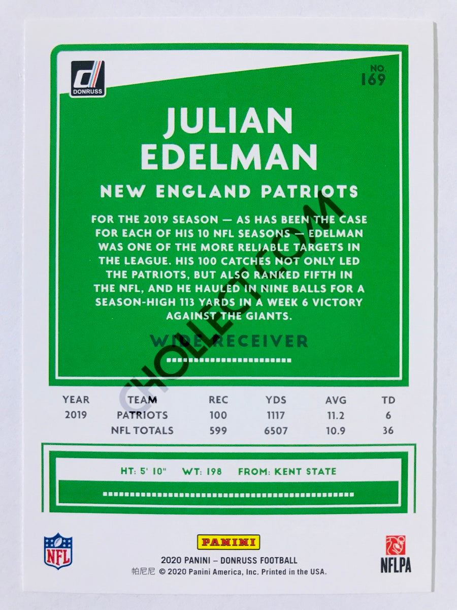 Julian Edelman - New England Patriots 2020 Panini Donruss #169