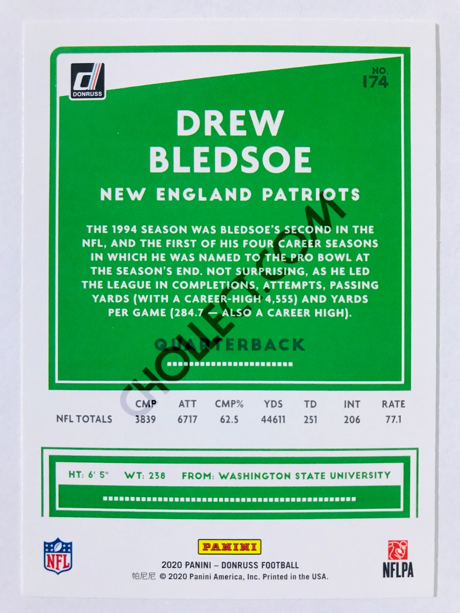 Drew Bledsoe - New England Patriots 2020 Panini Donruss #174