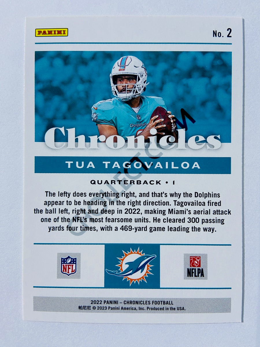 Tua Tagovailoa - Miami Dolphins 2022 Panini Chronicles #2