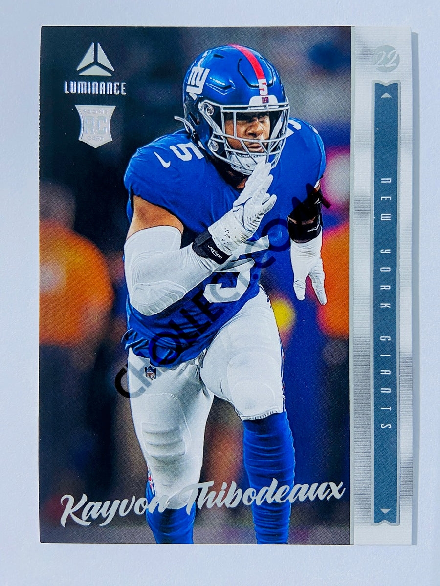 Kayvon Thibodeaux - New York Giants 2022 Panini Chronicles Luminance V –