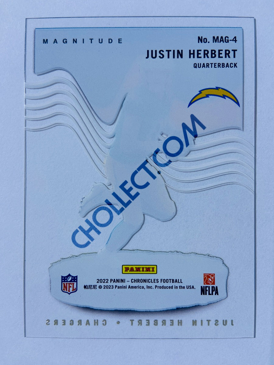 Justin Herbert - Los Angeles Chargers 2022 Panini Chronicles Magnitude #MAG-4