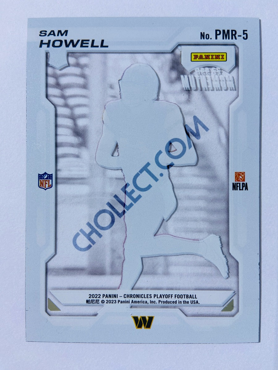 Sam Howell - Washington Commanders 2022 Panini Chronicles Playoff Momentum RC Rookie #PMR-5
