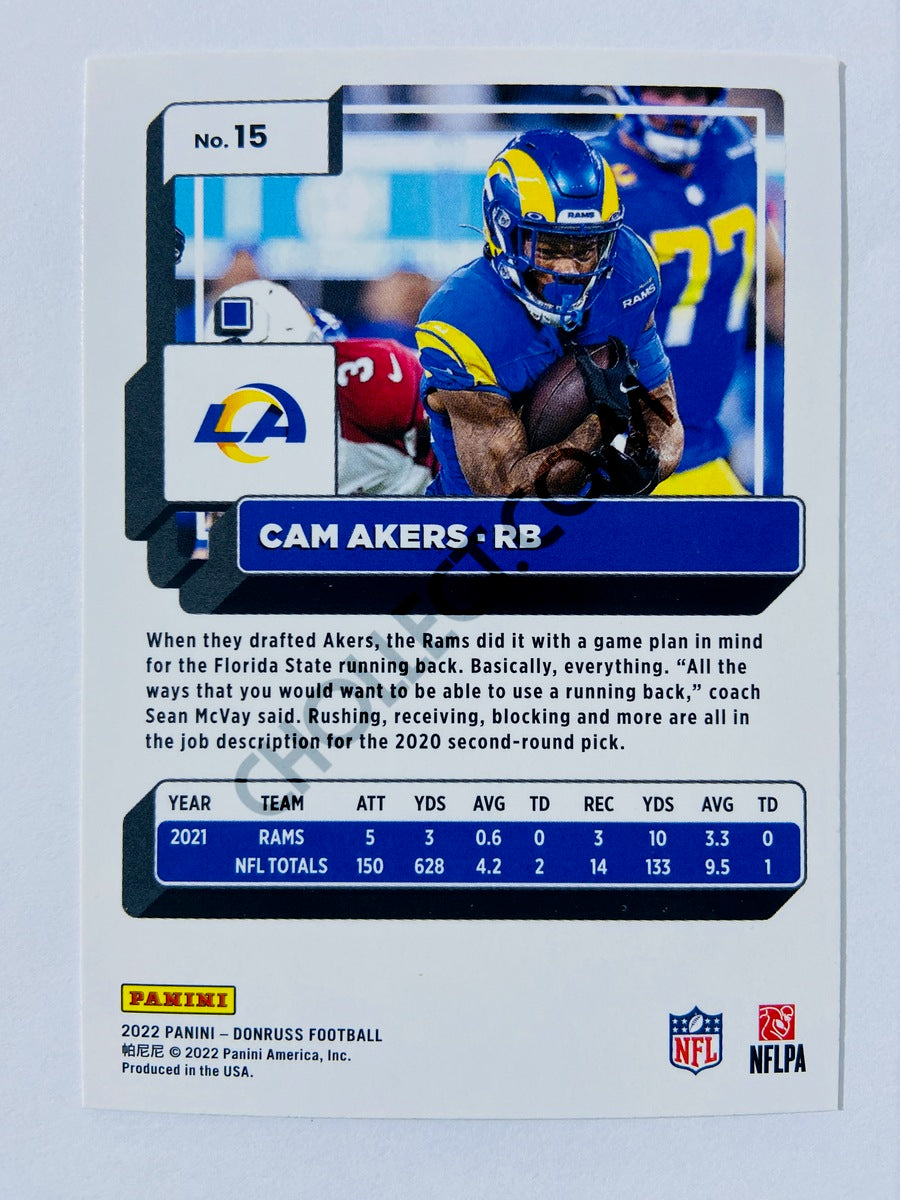 Cam Akers - Los Angeles Rams 2022 Panini Donruss #15