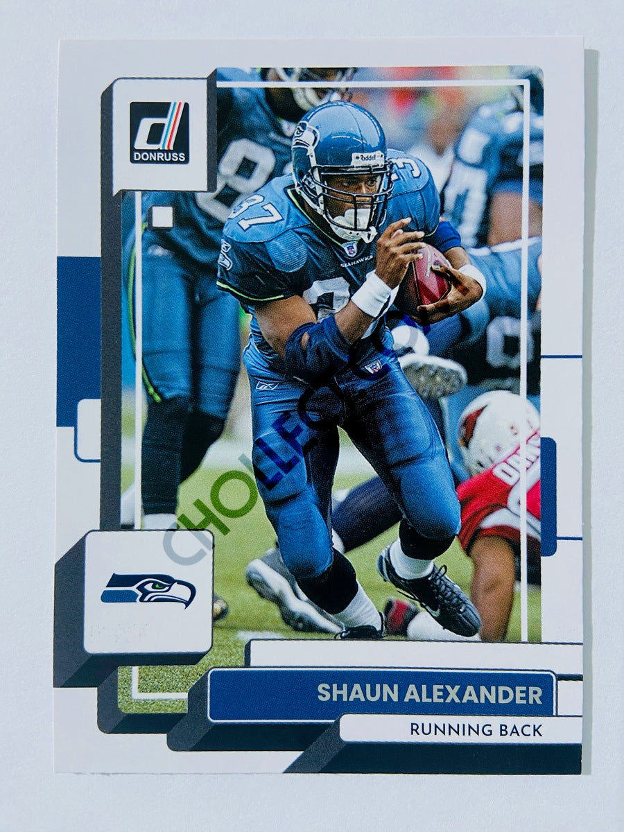 2022 Donruss #37 Shaun Alexander Seattle Seahawks Football Card